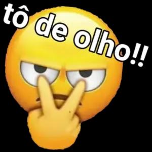 to de olho!!  - getsticker.com