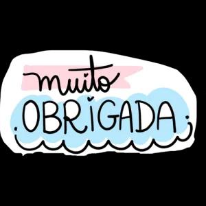 muito m OBRIGADA;  - getsticker.com