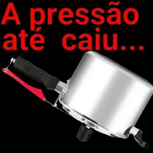 A pressão até caiu - getsticker.com