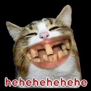 hehehehehehe  - getsticker.com