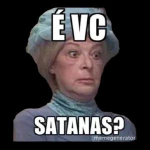 É VC SATANAS? - getsticker.com