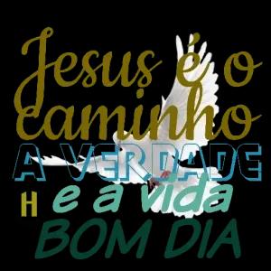 Jesus é o caminho A verdade e a vida BOM DIA - getsticker.com