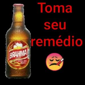 BRAHMA Toma seu remédio - getsticker.com