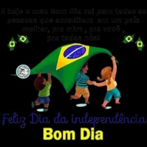 Feliz Dia da Independência Bom Dia - getsticker.com