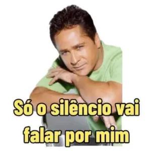 Só o silêncio vai falar por mim - getsticker.com
