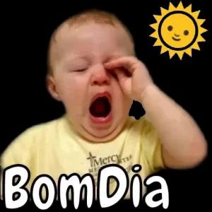 Bom Dia - getsticker.com