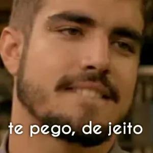 te pego, de jeito - getsticker.com
