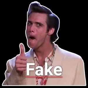 Fake - getsticker.com