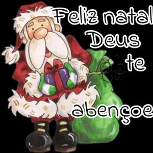 Feliz natal Deus te abençoe - getsticker.com