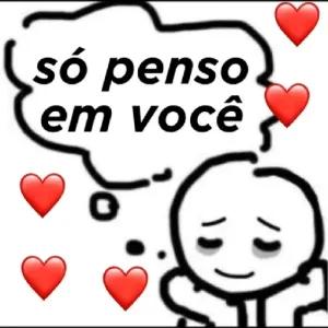 só penso em você - getsticker.com