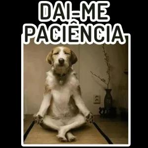 DAI-ME PACIÊNCIA, - getsticker.com