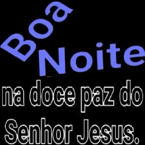 Boa Noite na doce paz do Senhor Jesus. - getsticker.com