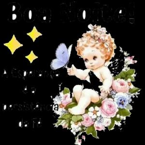 Boa Noite! A Esperança é a persistência da Fé - getsticker.com