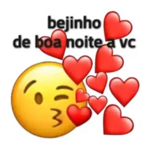 beijinho de boa noite a vc - getsticker.com