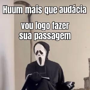 Huuum mais que audácia vou logo fazer sua passagem - getsticker.com