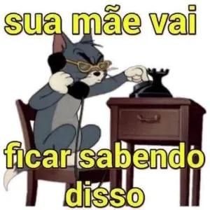 sua mãe vai ficar sabendo disso - getsticker.com
