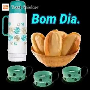 Bom Dia. - getsticker.com
