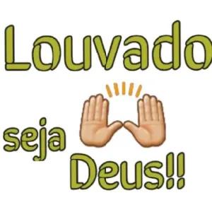Louvado seja Deus!! - getsticker.com