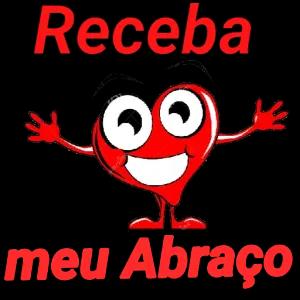 Receba mrcing meu Abraço - getsticker.com