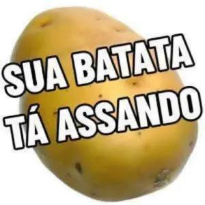 SUA BATATA TÁ ASSANDO - getsticker.com