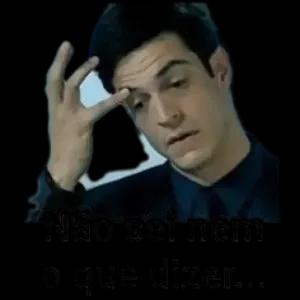 Não sei nem o que dizer... - getsticker.com