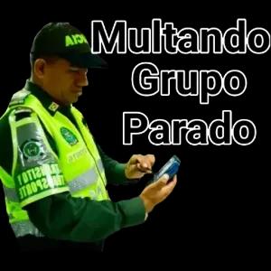 AID YOTIZ T TH042 T Multando Grupo Parado - getsticker.com