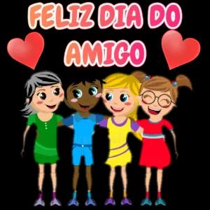 FELIZ DIA DO AMIGO  - getsticker.com