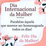 Feliz dia internacional da mulher