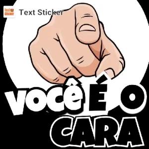 Você é o cara - getsticker.com