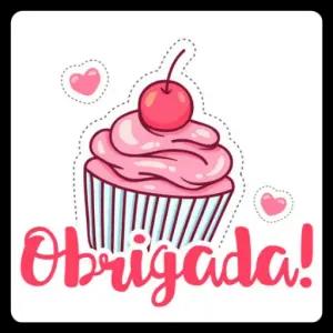 Obrigada! - getsticker.com