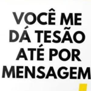 Você me dá tesão até por mensagem - getsticker.com