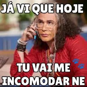 Já vi que hoje tu vai me incomodar né - getsticker.com
