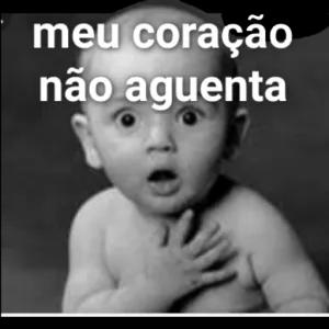 meu coração não aguenta  - getsticker.com