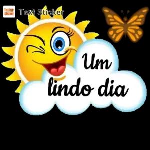 Um lindo dia - getsticker.com