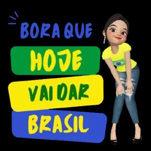 BORA QUE HOJE VAI DAR BRASIL @daianaoli7 qa - getsticker.com