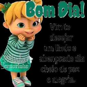 Bom Dia! Vim te desejar um lindo e METHODE abençoado dia Vernurinha cheio de paz e alegria.  - getsticker.com