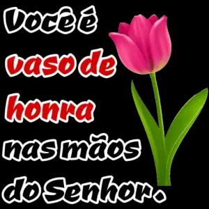 Você é vaso de honra nas mãos do Senhor. - getsticker.com