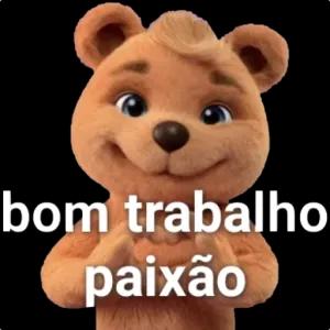 bom trabalho paixão - getsticker.com