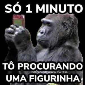 Só 1 minuto To procurando uma figurinha - getsticker.com