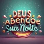 boa noite 3d texto 