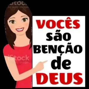 by Getty Images iStock ty Image VOCÊS são BENÇÃO de DEUS - getsticker.com