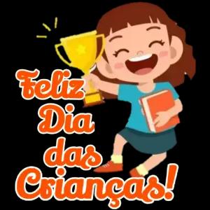 Feliz Dia das Crianças!  - getsticker.com