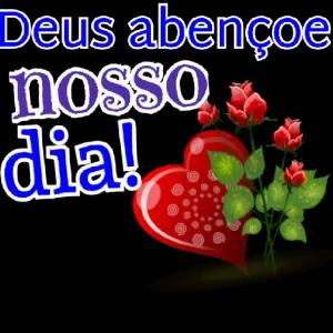 Deus abençoe nosso dia! - getsticker.com