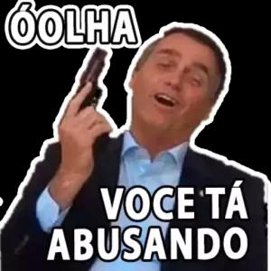 OOLHA VOCE TÁ ABUSANDO  - getsticker.com