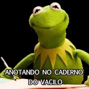 ANOTANDO NO CADERNO DO VACILO - getsticker.com