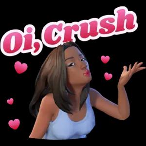 Oi, Crush - getsticker.com