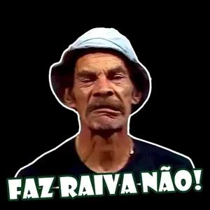 FAZ RAIVA NÃO!  - getsticker.com