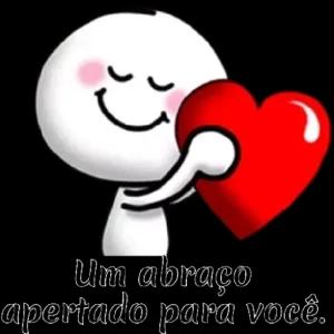 Um abraço apertado para você. - getsticker.com