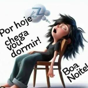 Por hoje chega vou dormir! Boa Noite! - getsticker.com