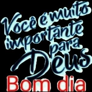 Você é muito importante para Bom dia - getsticker.com